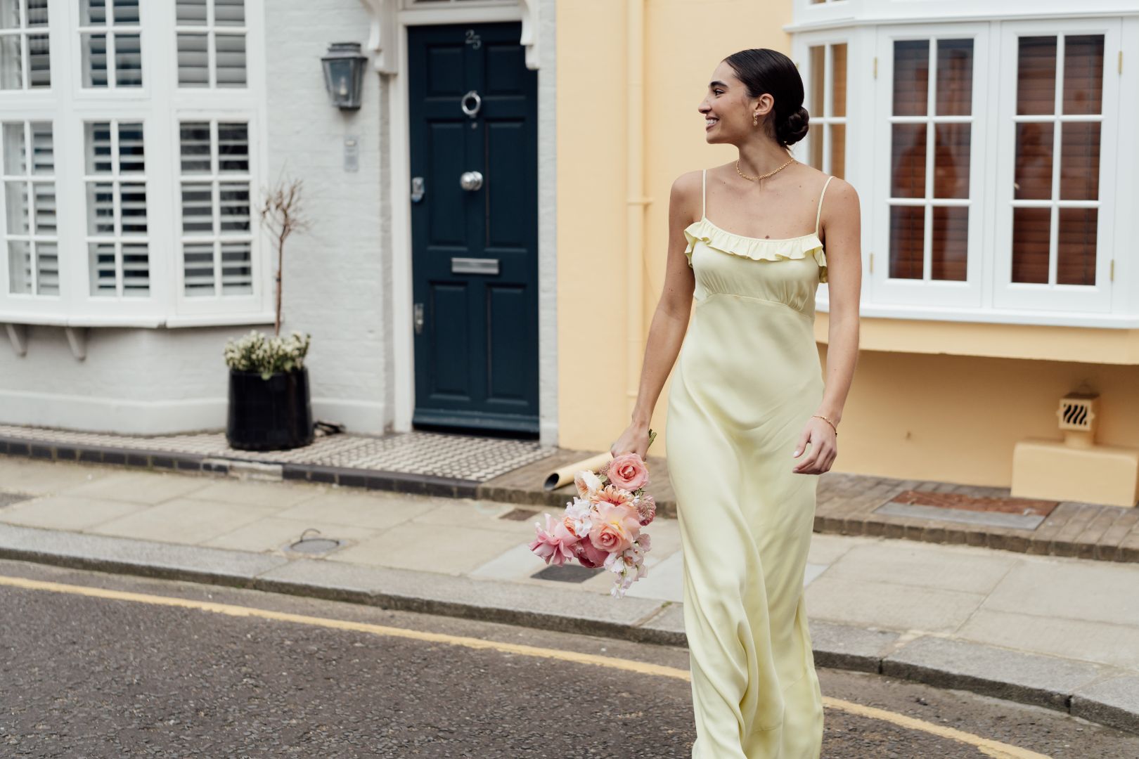 pakistani wedding dress designers name Suhana Strapless Cocktail Dress Nikki Glaser is so Size:M- FINAL SALE