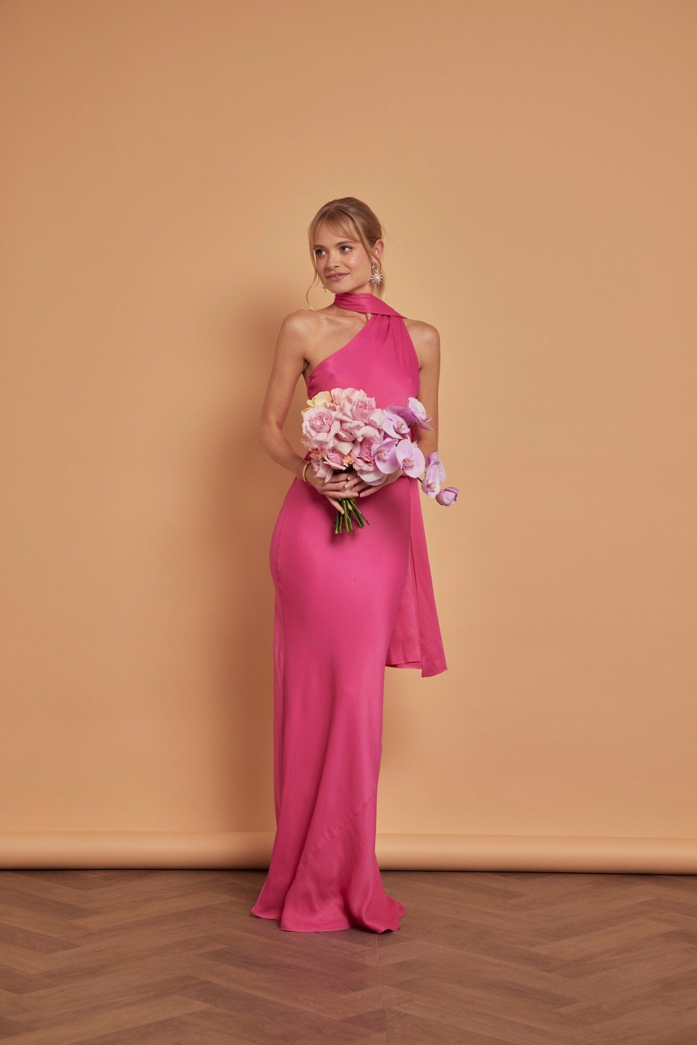 Our Cressida Hot Pink Bridesmaid Dress