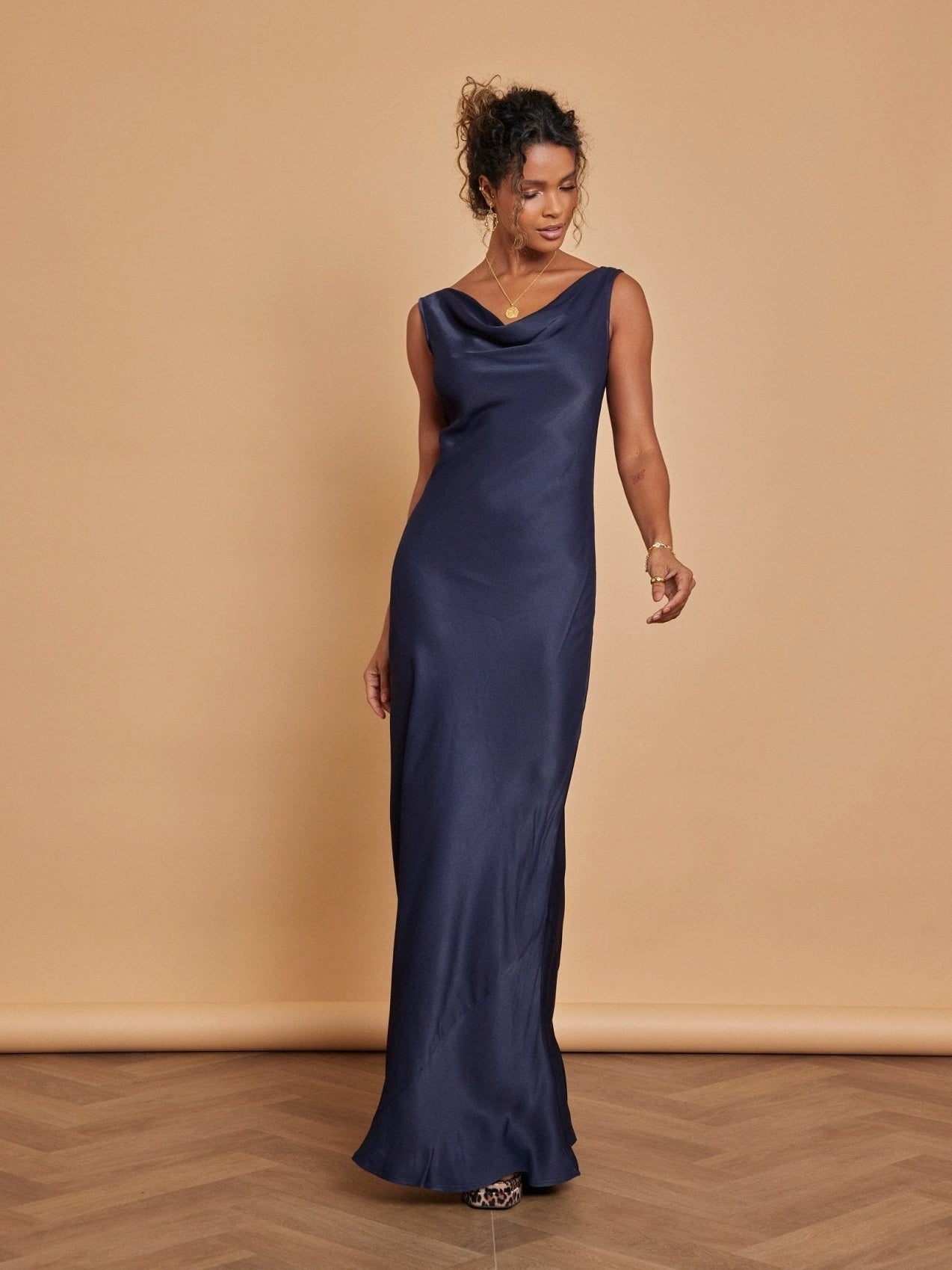 Our Pandy Navy Blue Bridesmaid Dress