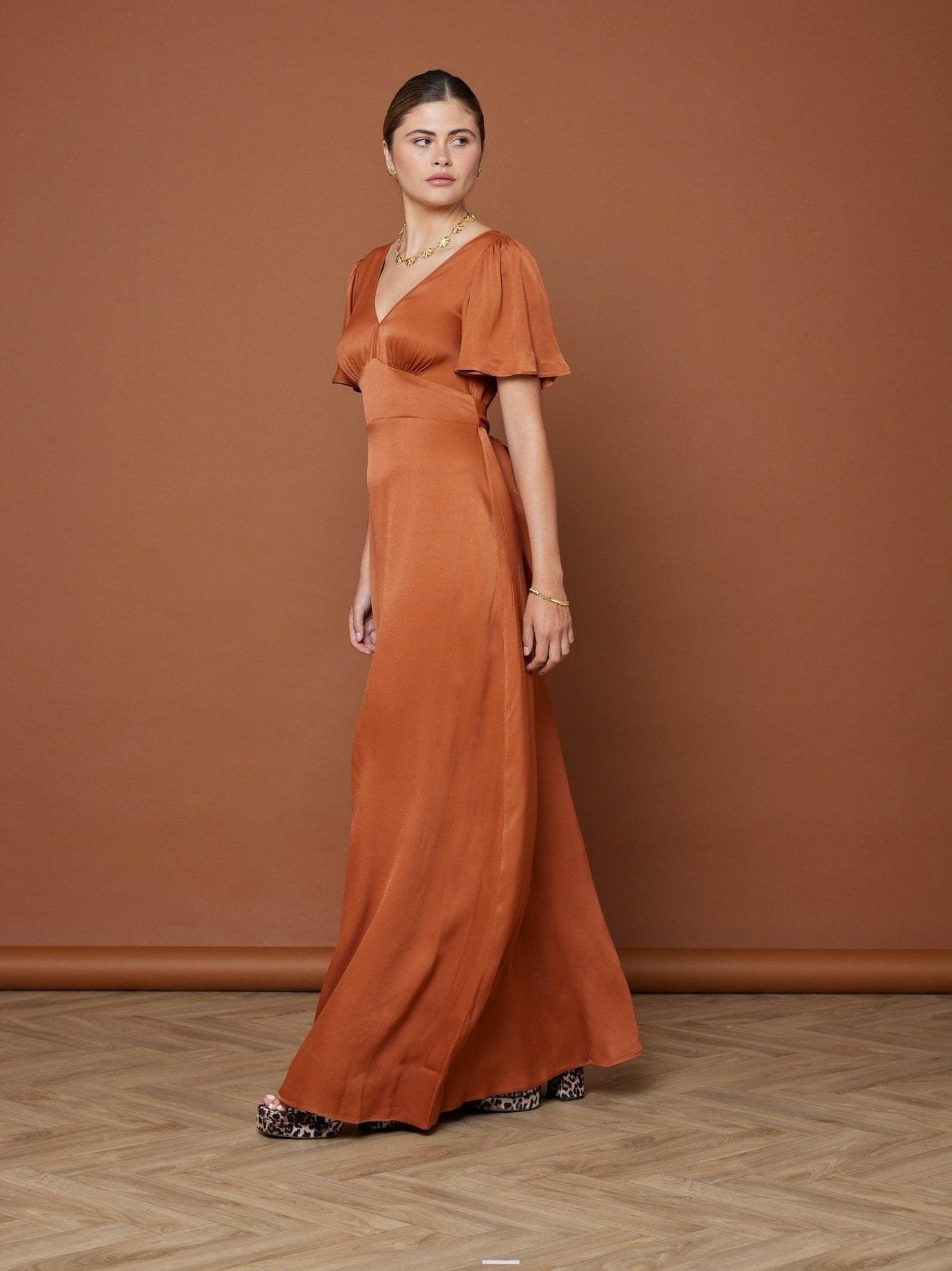 Cleo Satin Bridesmaid Dress