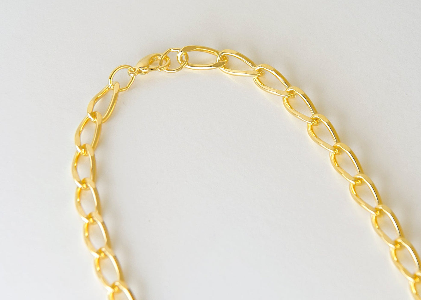 Fine Gold Plated Curb Chain Necklace - Maids to Measure