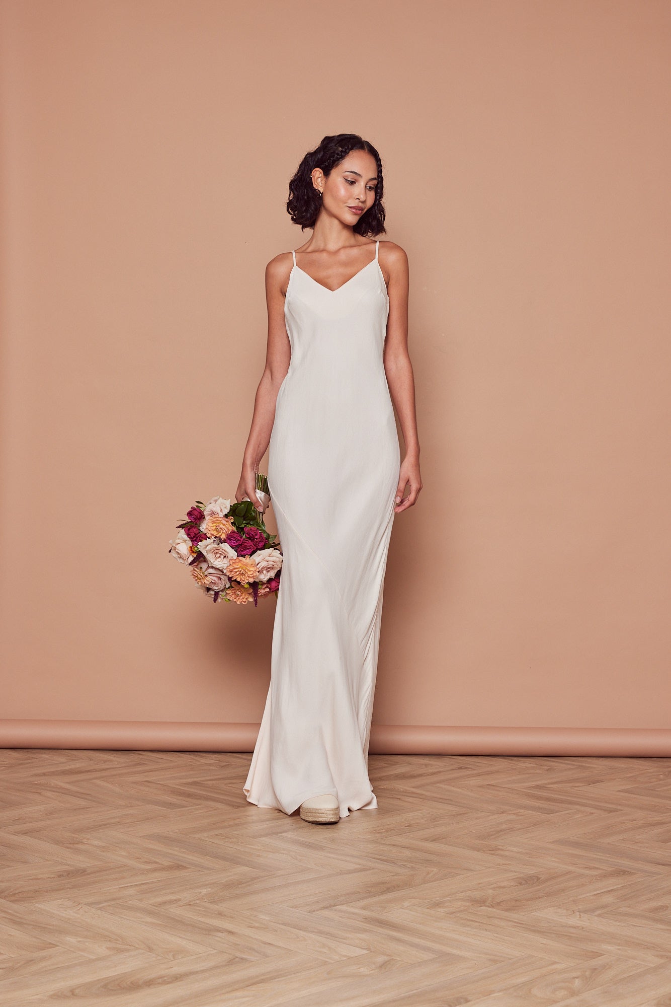 Our Stella Champagne Ivory Bridesmaid Dress - Maids to Measure