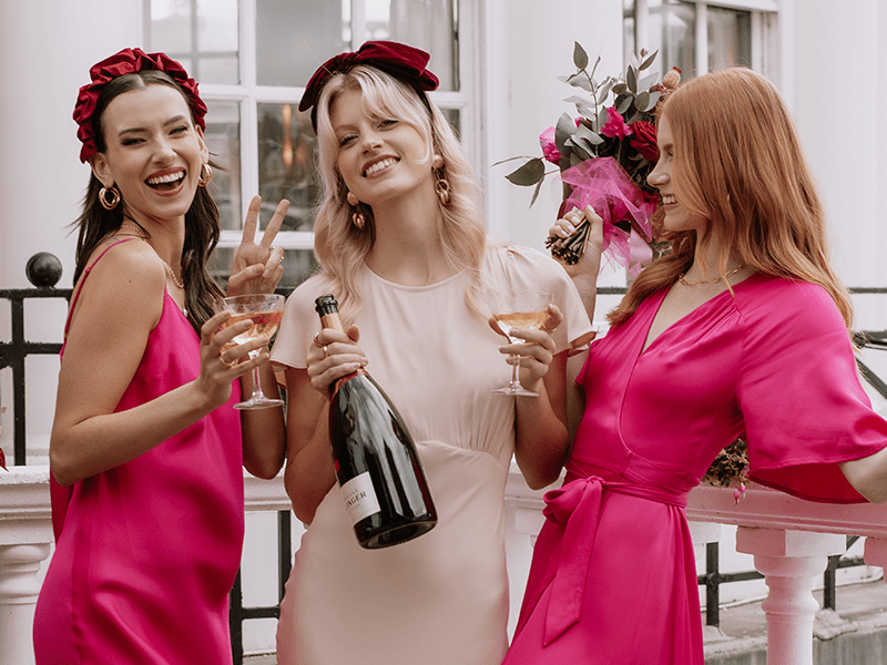 Bold Colour Bridesmaid Dresses for Confident Bridal Parties - Maids to Measure