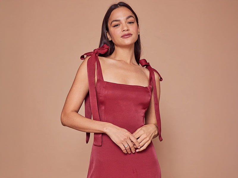 Burgundy Bridesmaid Dresses: Enhance Bridal Style for Winter Weddings | Maids to Measure - Maids to Measure