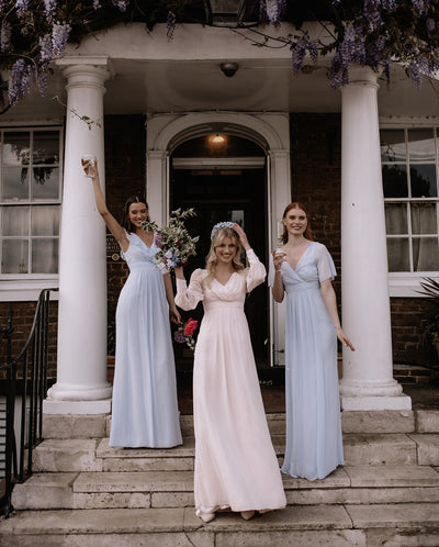 Choosing the perfect blue bridesmaid dresses