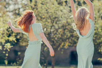 Green bridesmaid dresses to suit an outdoor wedding