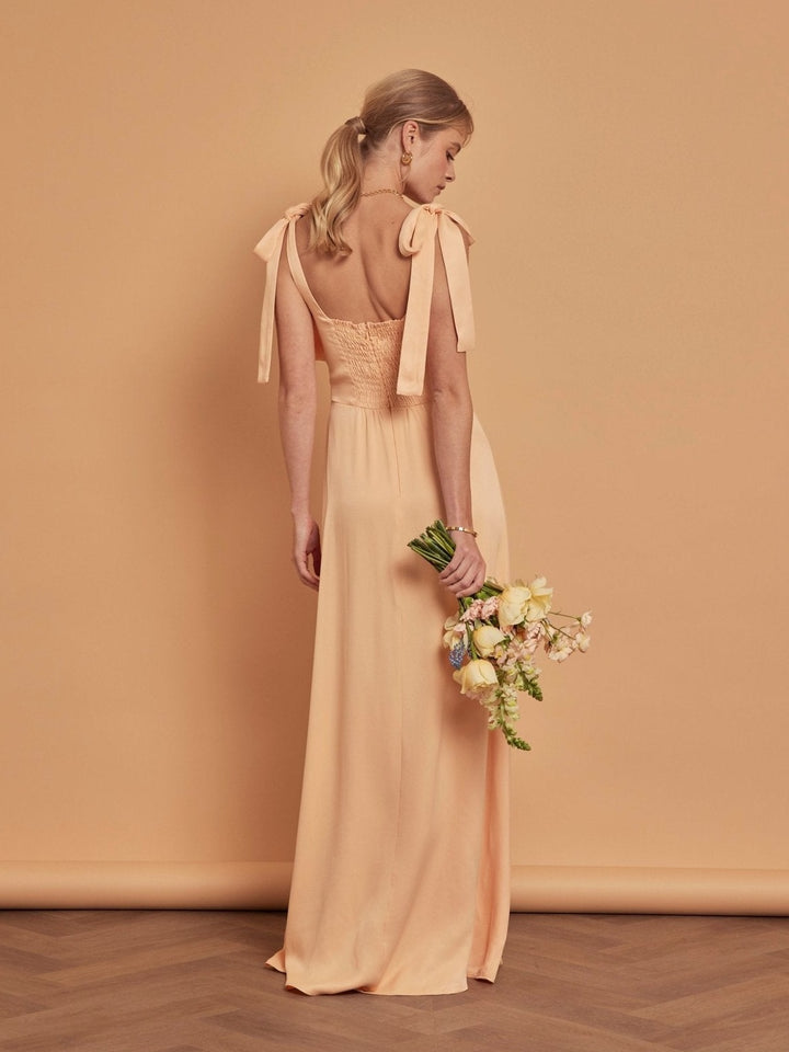 peach bridesmaid dresses uk Coral Peach Bridesmaid Dresses & Flowers At The Wool Tower, Ballymena