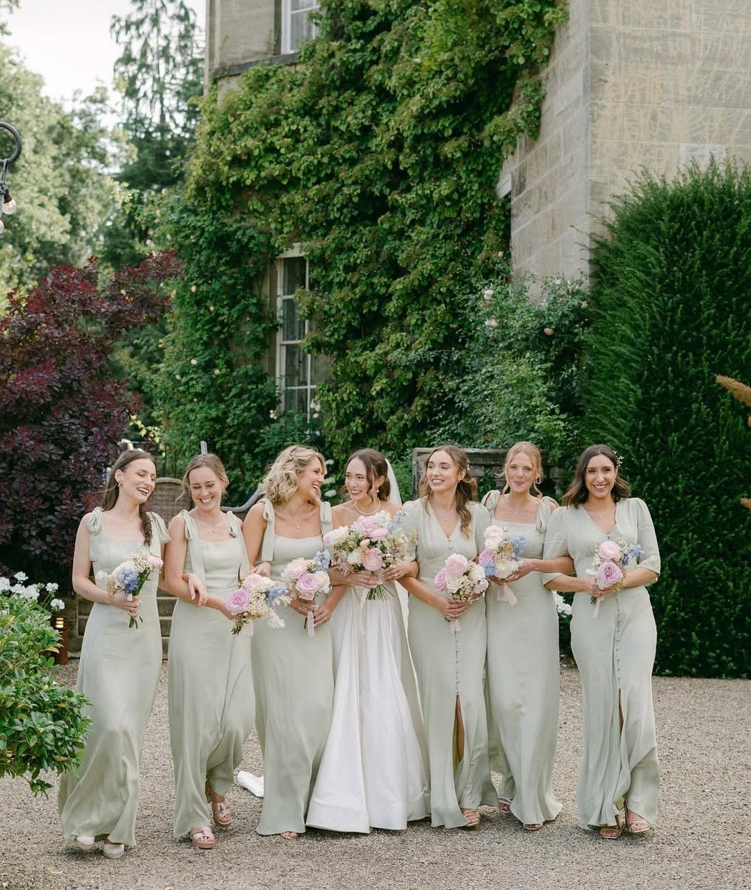 Allegra Sage Green Bridesmaid Dress | Maids to Measure UK Allegra Sage Green Bridesmaid Dress | Maids to Measure UK