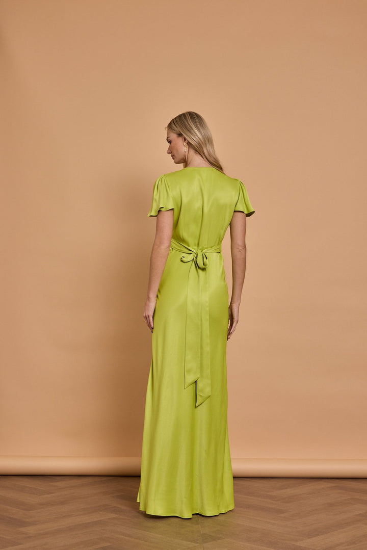 Chelsea Lime Green Bridesmaid Dress