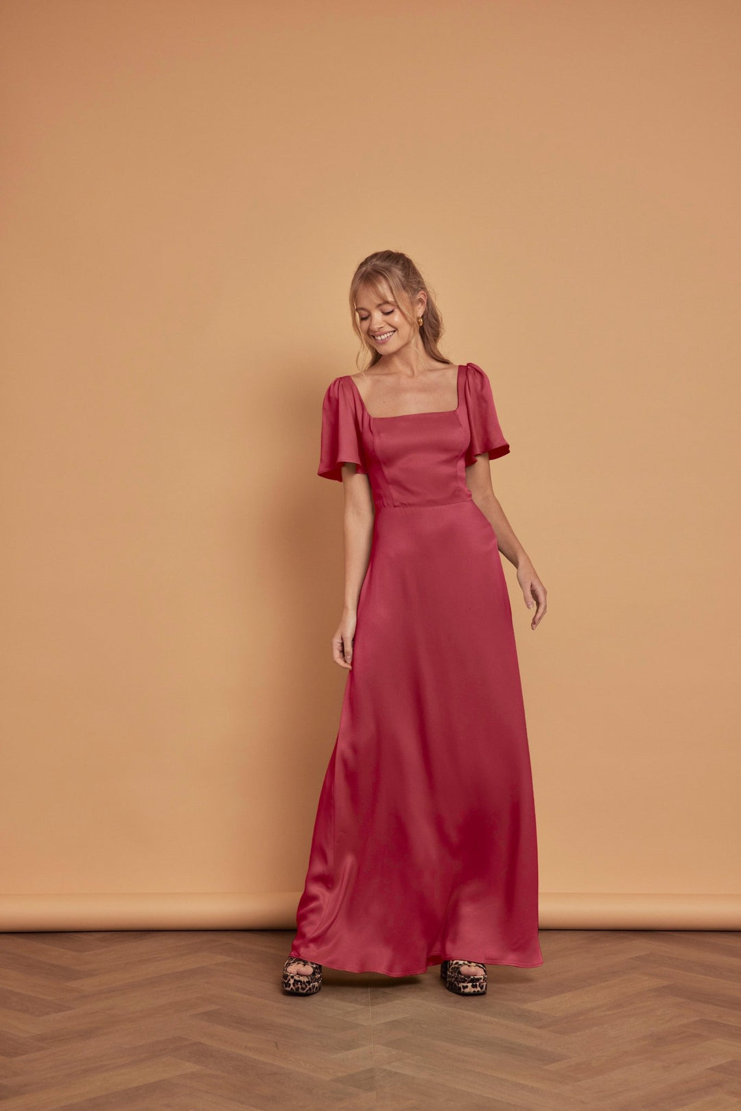 princess polly baby blue dress Velvet bridesmaids dress | Burgundy long dress | Long sleeve floor-length  gown main image 0