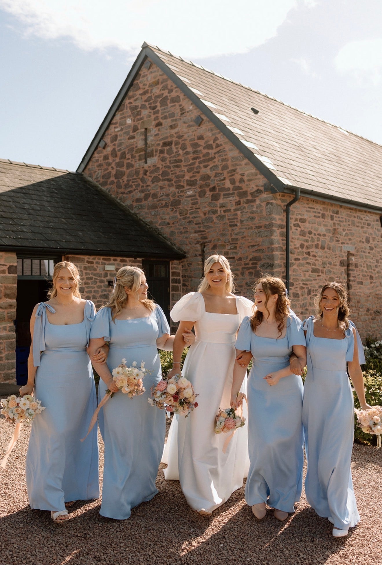 Clemmie Cornflower Blue Bridesmaid Dress