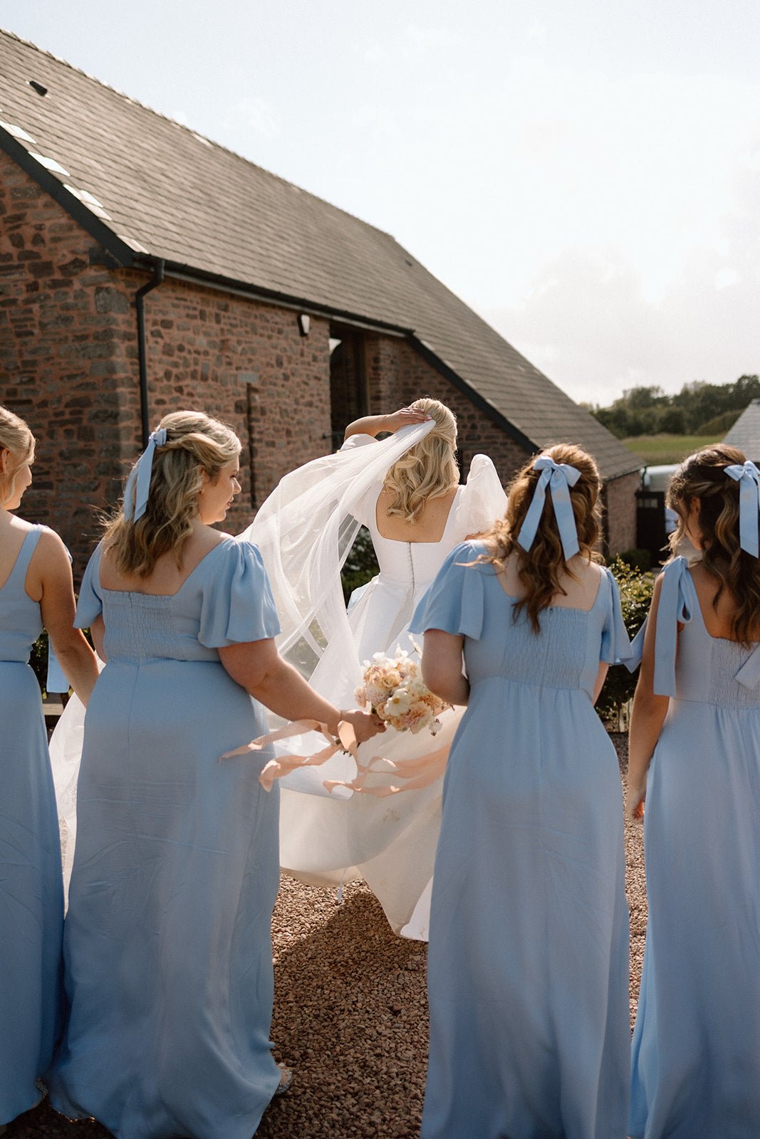 Clemmie Cornflower Blue Bridesmaid Dress