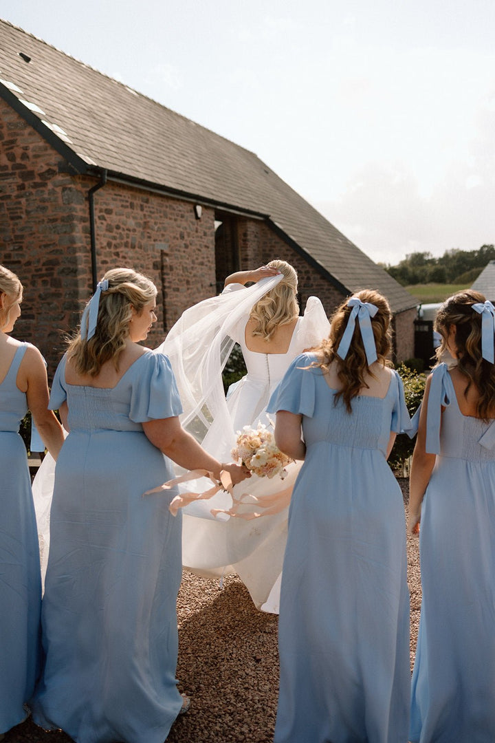 Clemmie Satin Bridesmaid Dress - Cornflower Blue, 6 / Cornflower Blue Clemmie Satin Bridesmaid Dress - Cornflower Blue, 6 / Cornflower Blue