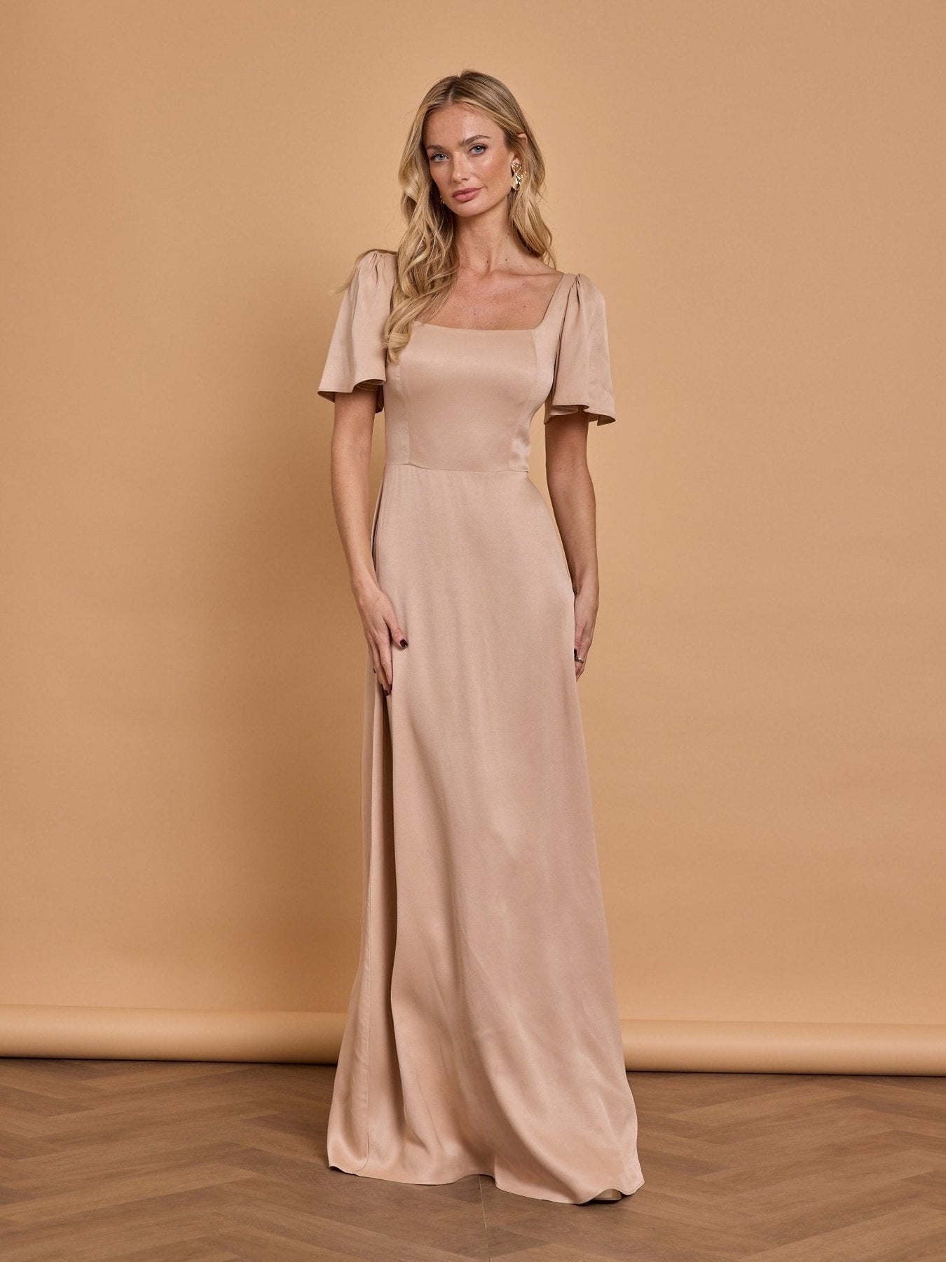 Clemmie Satin Bridesmaid Dress