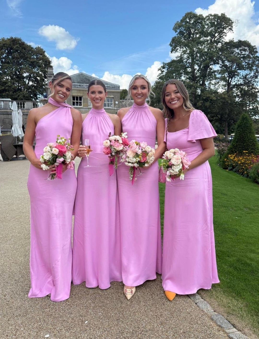 Clemmie Orchid Pink Bridesmaid Dress