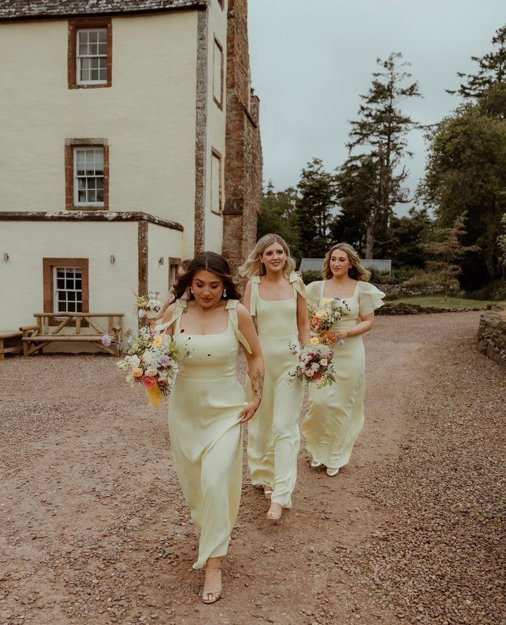 Clemmie Satin Bridesmaid Dress