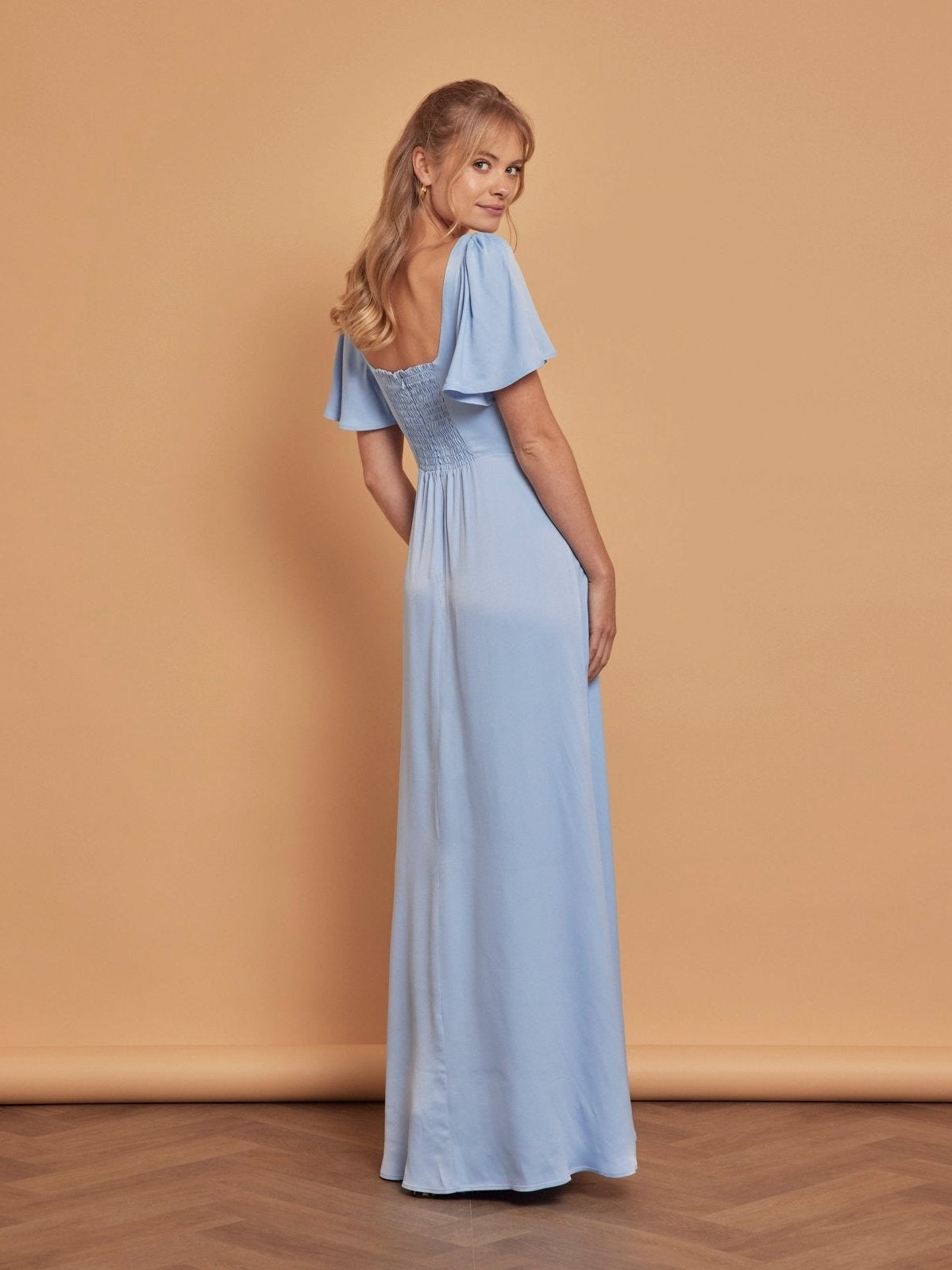 Clemmie Cornflower Blue Bridesmaid Dress