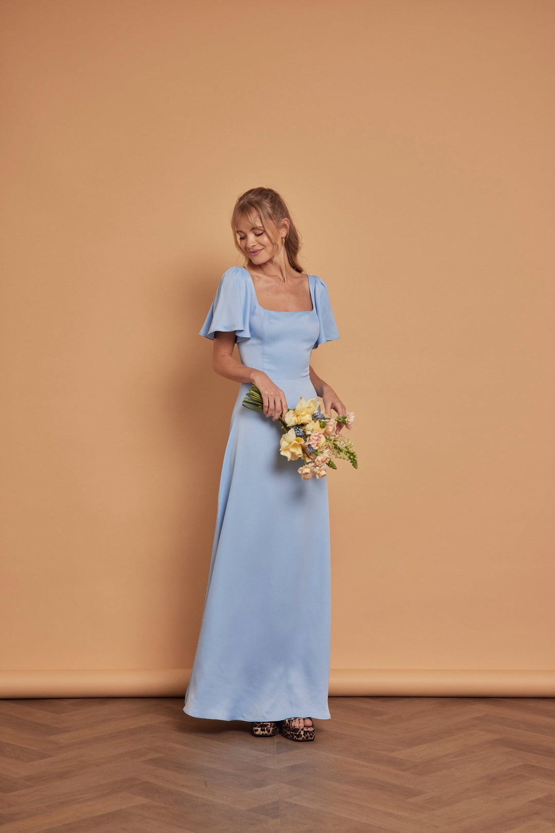 Clemmie Satin Bridesmaid Dress - Cornflower Blue, 6 / Cornflower Blue Clemmie Satin Bridesmaid Dress - Cornflower Blue, 6 / Cornflower Blue