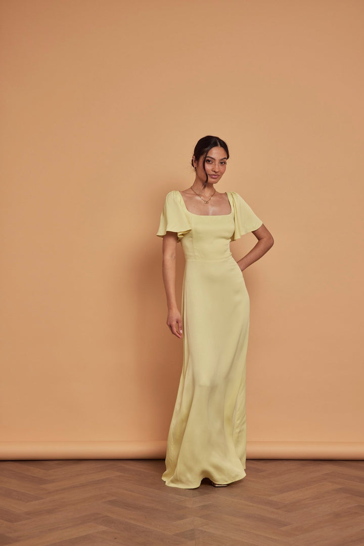 organza bridesmaid dress Retro Vintage Style Lace Organza Tea Length Wedding Prom Formal Dress DV2066 Size 10 / Green