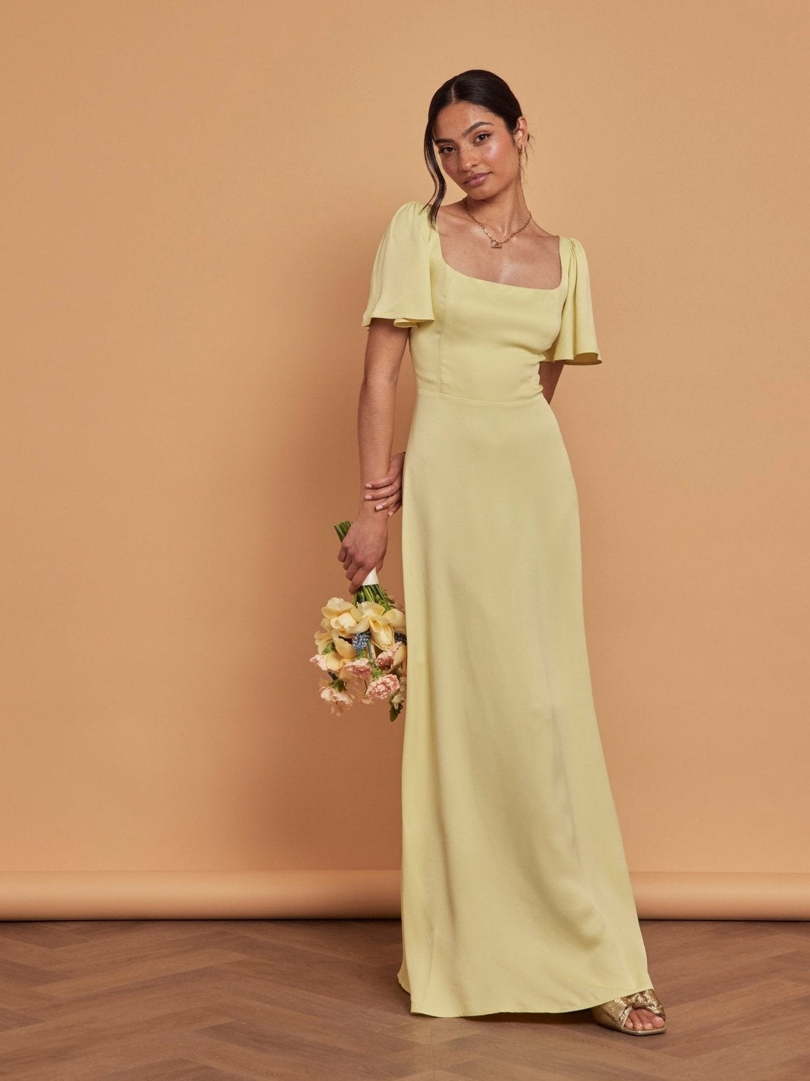 Clemmie Satin Bridesmaid Dress