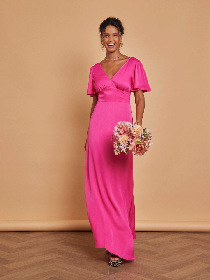 Cleo Satin Bridesmaid Dress