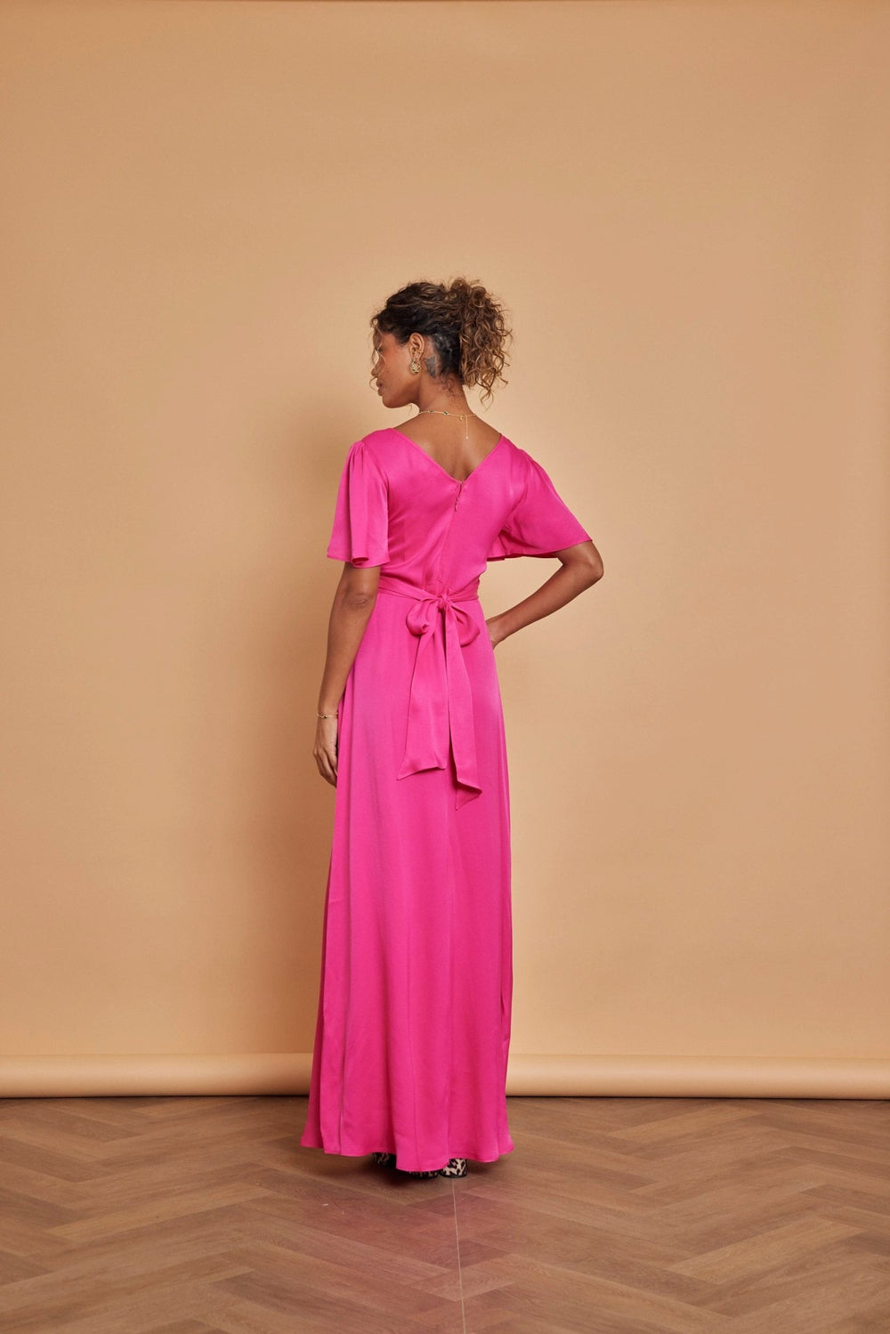 strapless open back dress Melody Midi Dress Lilac / L main image 1