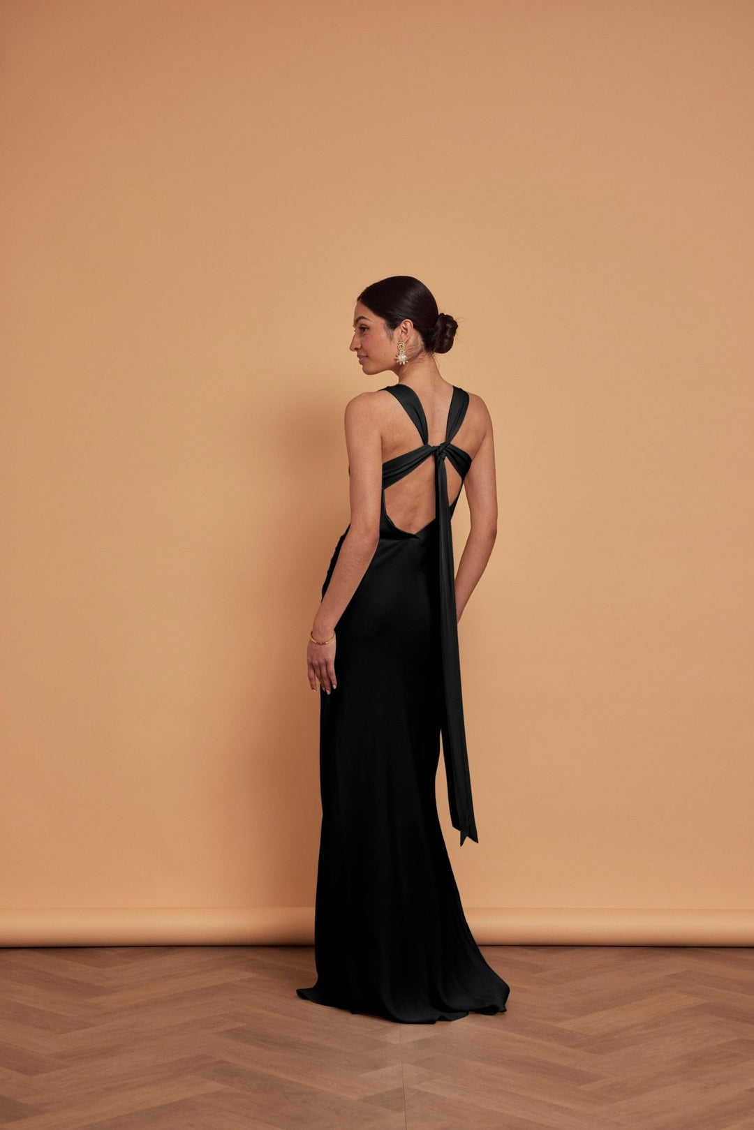 Our Coco Black Bridesmaid Dress | Maids to Measure UK Our Coco Black Bridesmaid Dress | Maids to Measure UK