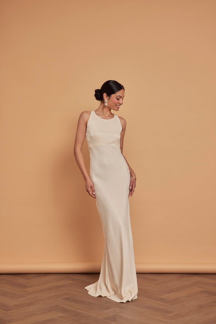 Our Coco Champagne Ivory Bridesmaid Dress | Maids to Measure UK Our Coco Champagne Ivory Bridesmaid Dress | Maids to Measure UK
