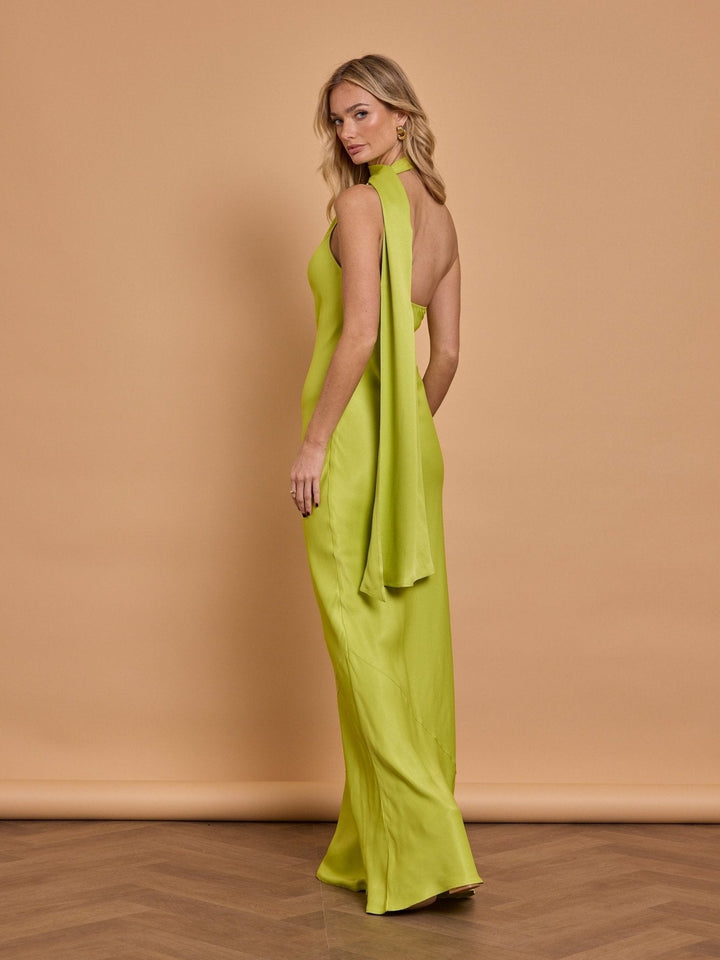 Cressida Satin Asymmetric Dress