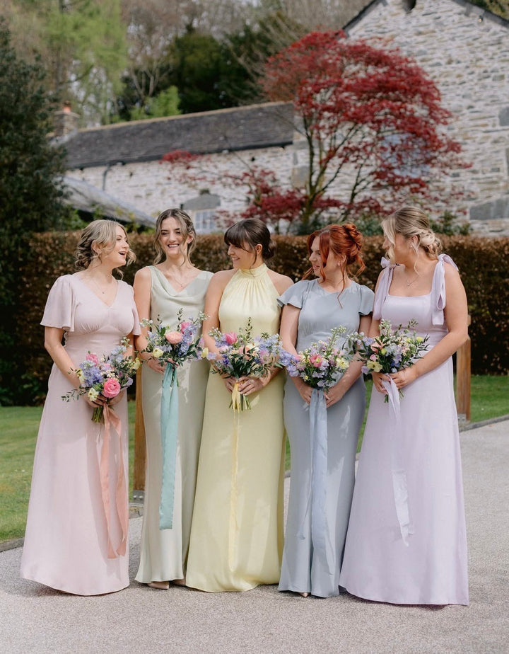 Our Eadie Duck Egg Bridesmaid Dress