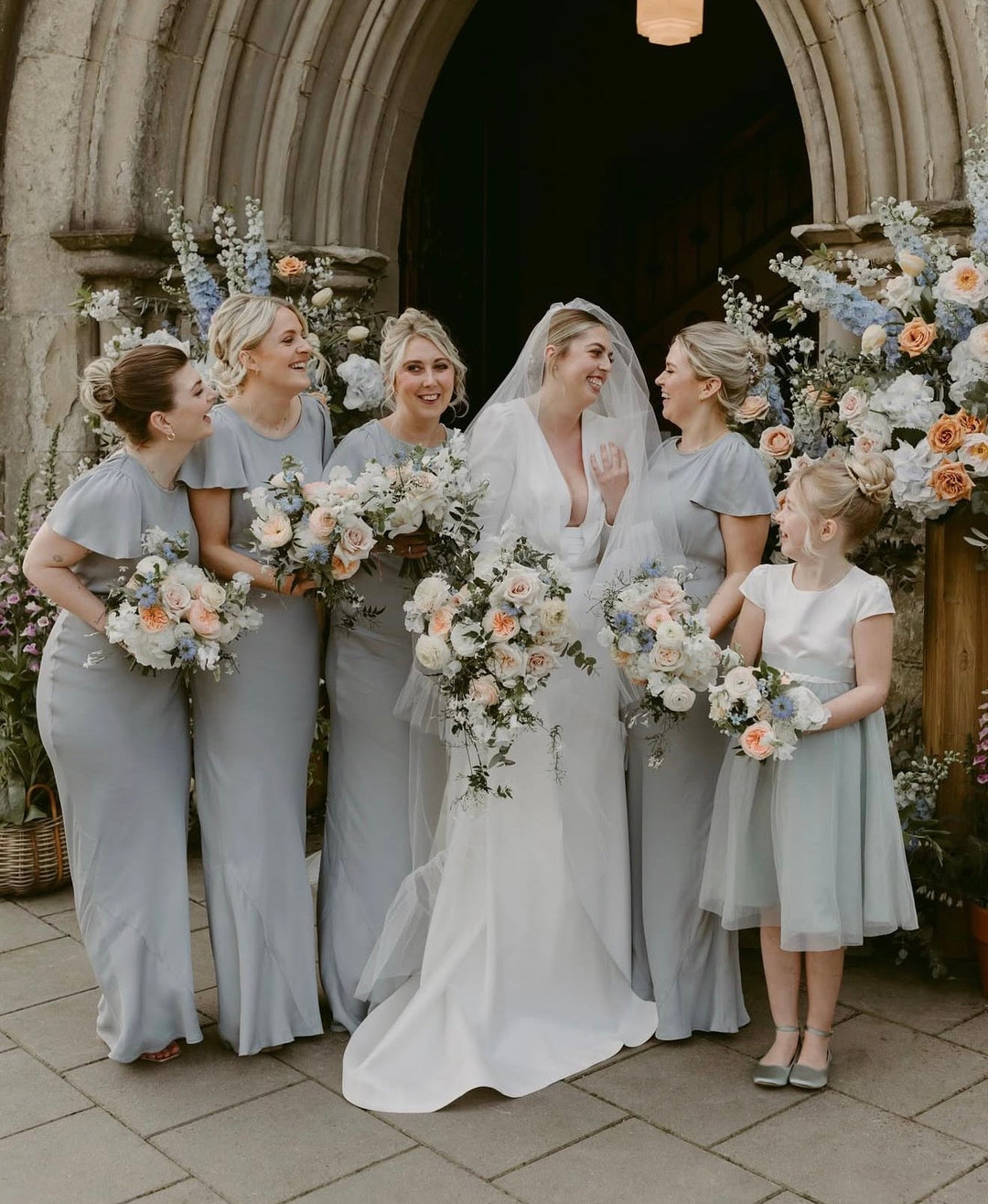 Our Eadie Duck Egg Bridesmaid Dress