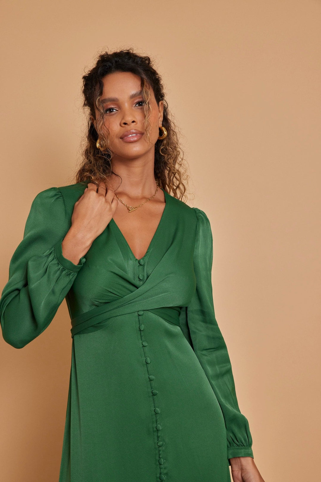 Our Kitty Emerald Green Bridesmaid Dress | Maids to Measure UK