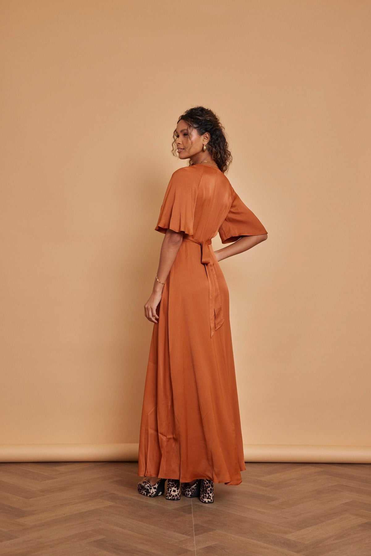 Our Margot Burnt Orange Bridesmaid Dress Our Margot Burnt Orange Bridesmaid Dress