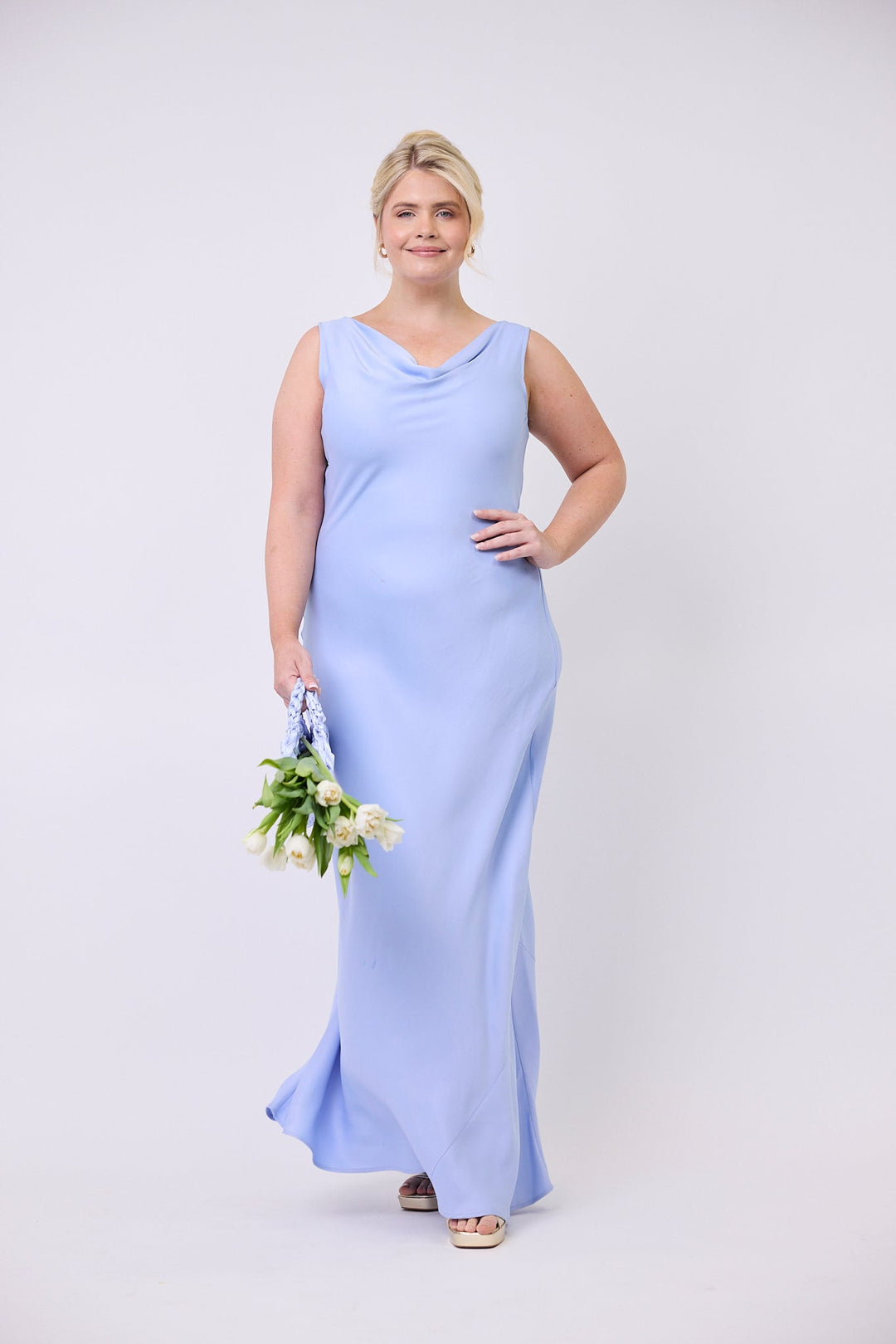 blue bridesmaid dress canada Our Pandy Cornflower Blue Bridesmaid Dress