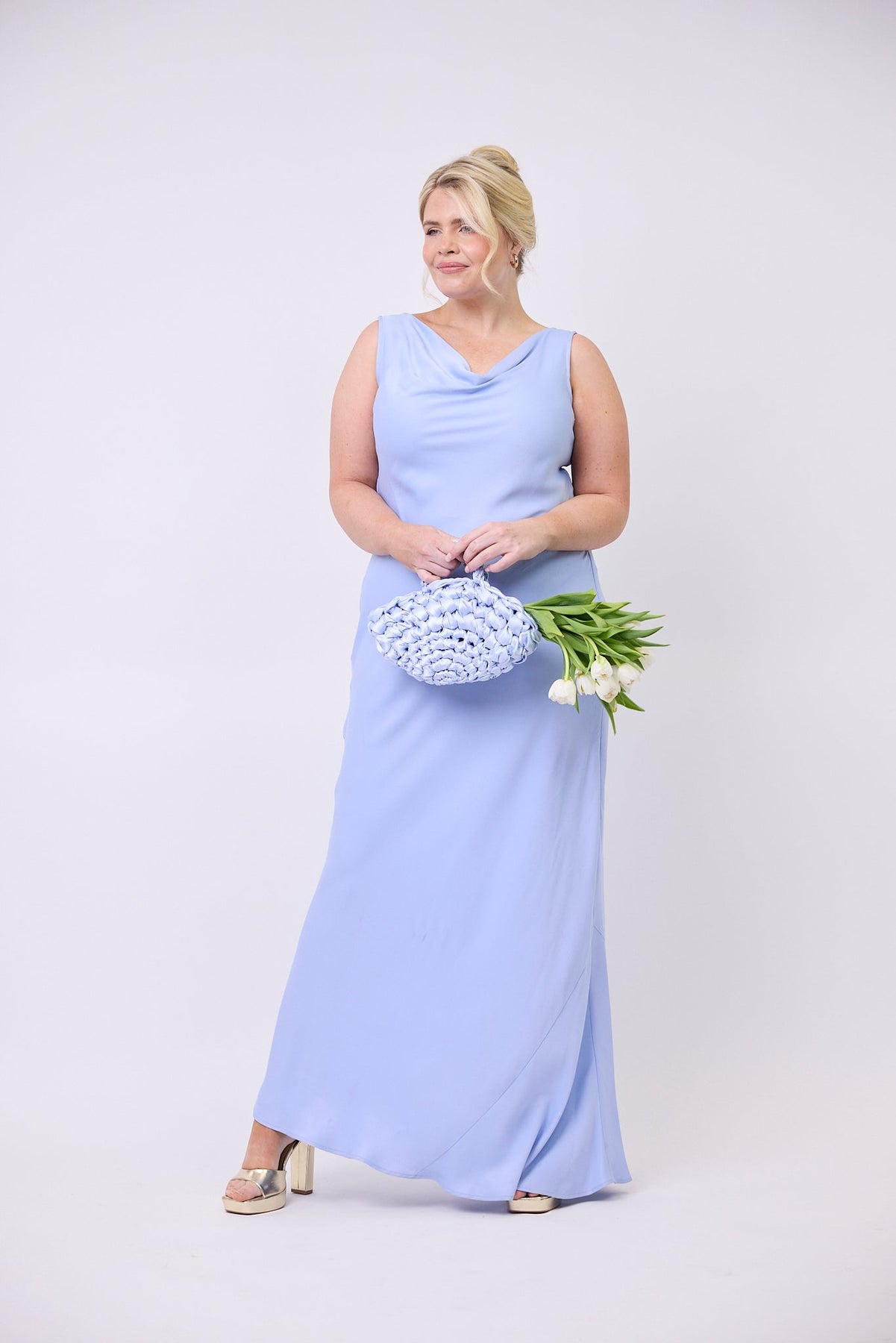 Our Pandy Cornflower Blue Bridesmaid Dress