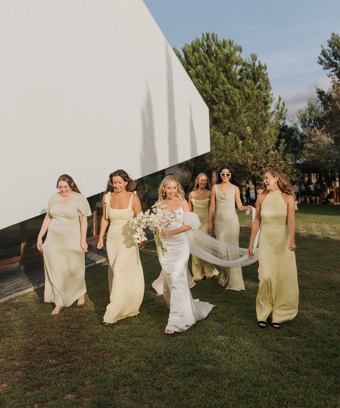 Our Margot Sage Green Wrap Bridesmaid Dress | Maids to Measure UK Our Margot Sage Green Wrap Bridesmaid Dress | Maids to Measure UK