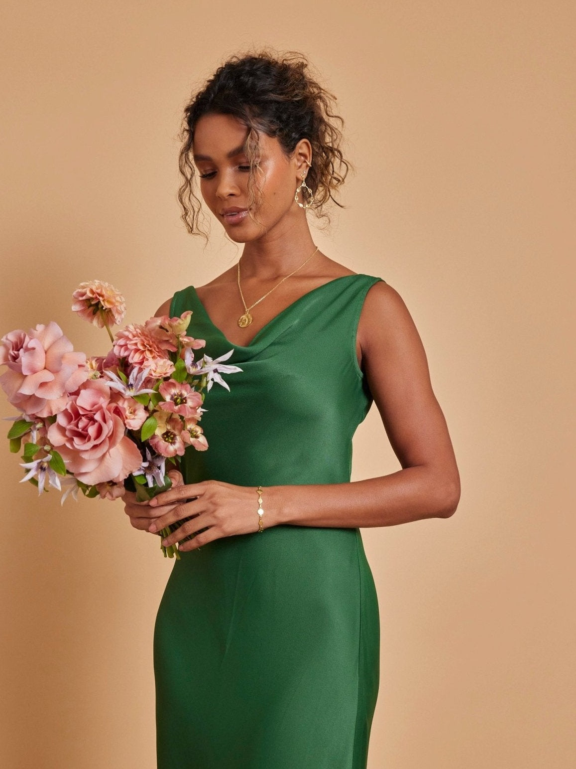 Our Pandy Emerald Green Bridesmaid Dress