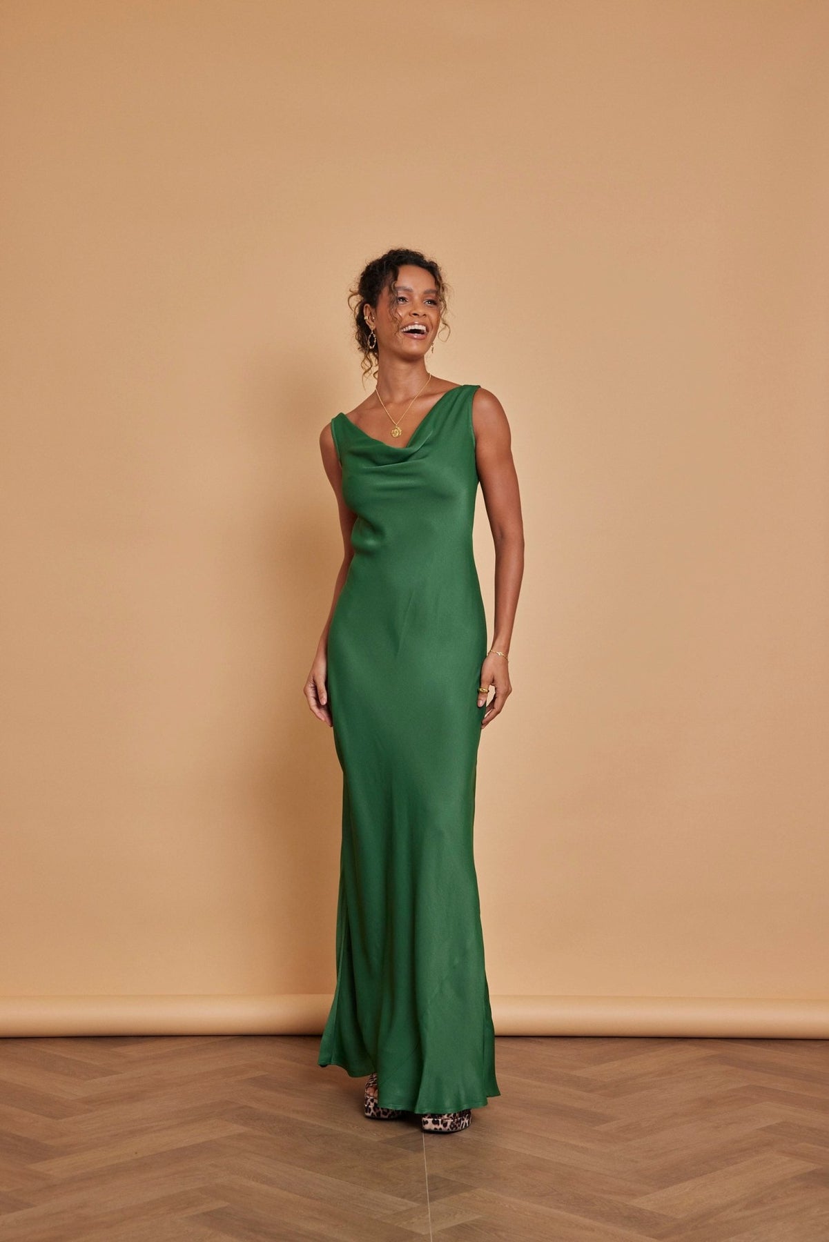 Our Pandy Emerald Green Bridesmaid Dress