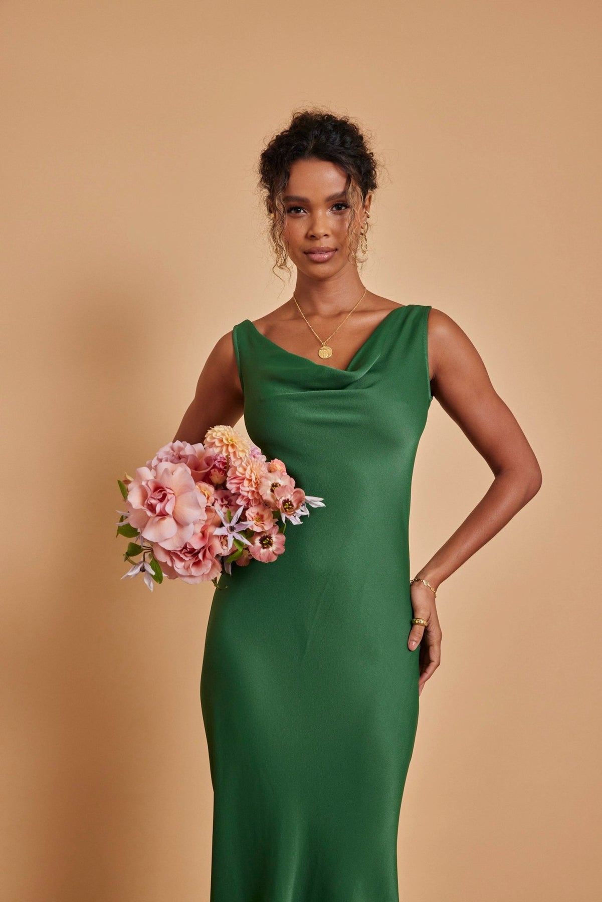 Our Pandy Emerald Green Bridesmaid Dress