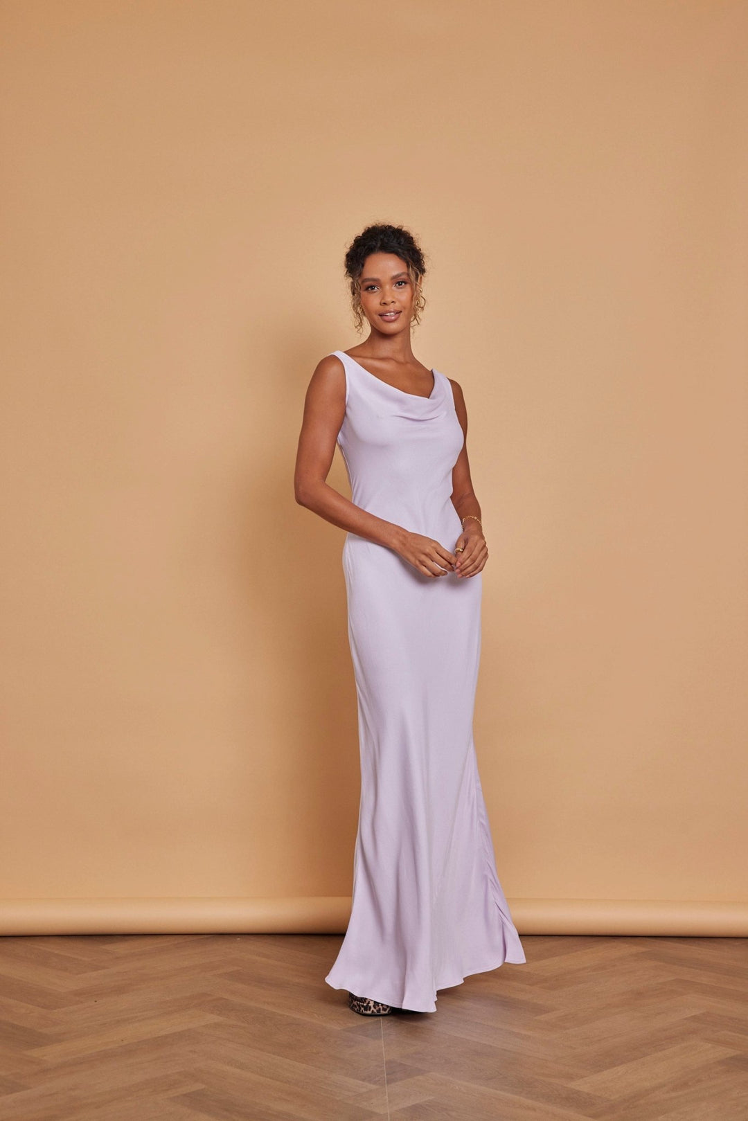 princess polly baby blue dress ASOS DESIGN draped bodice maxi dress with beaded strap detail and open back  in rust floral print