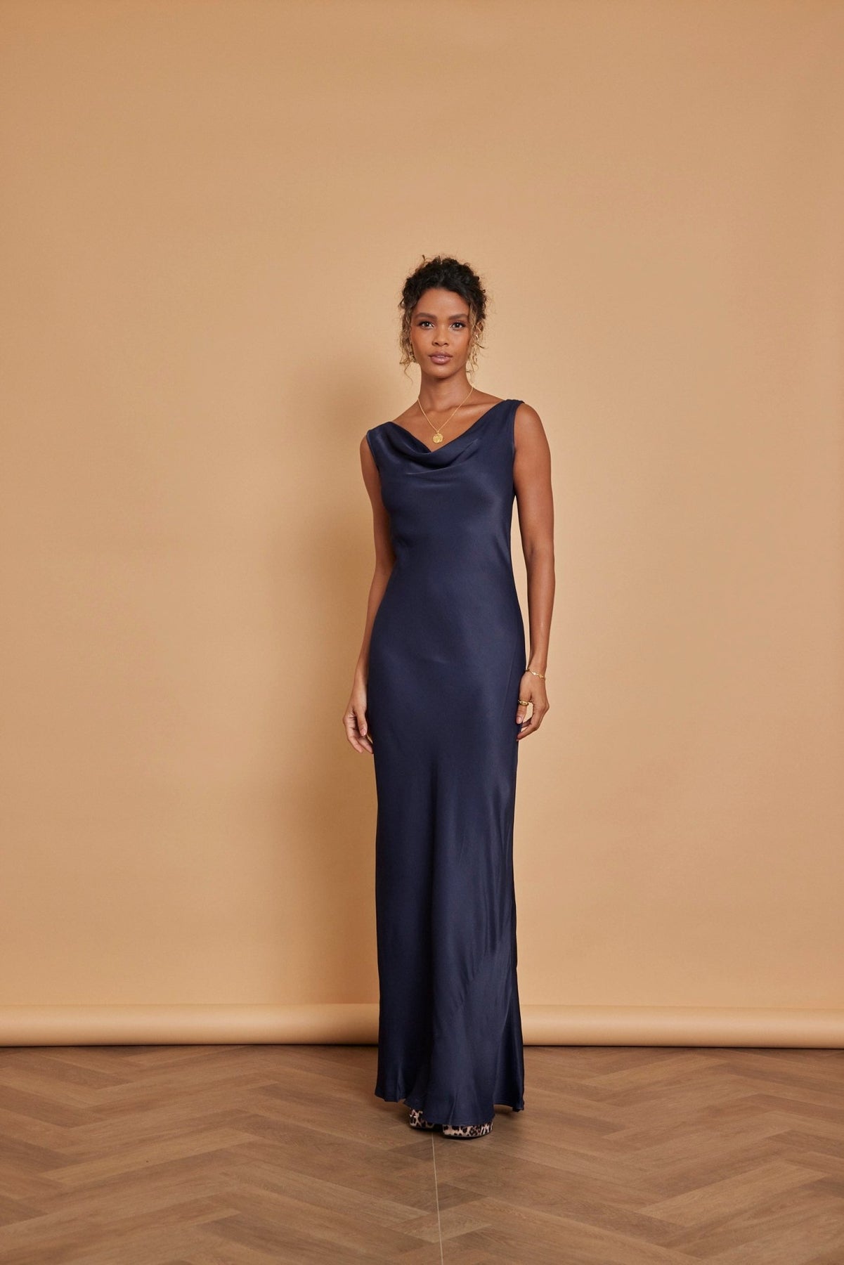 Our Pandy Navy Blue Bridesmaid Dress