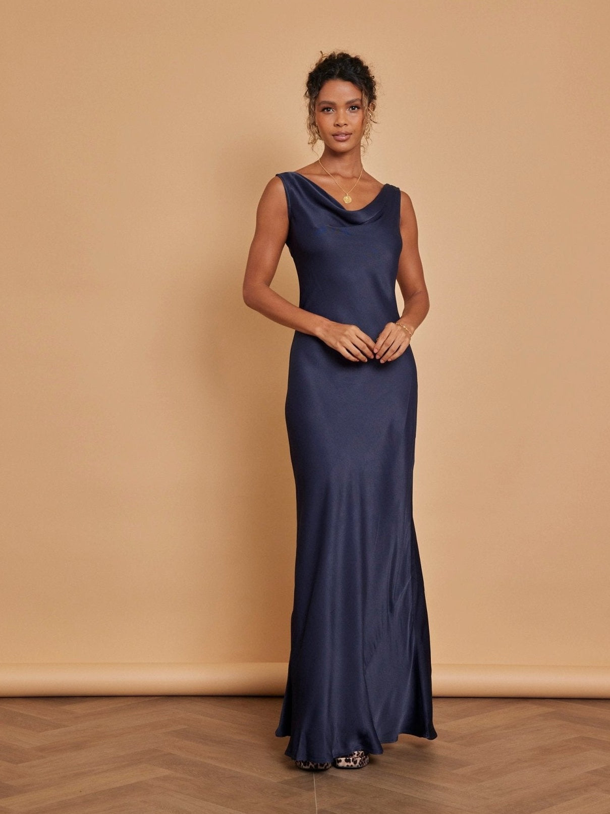 Our Pandy Navy Blue Bridesmaid Dress