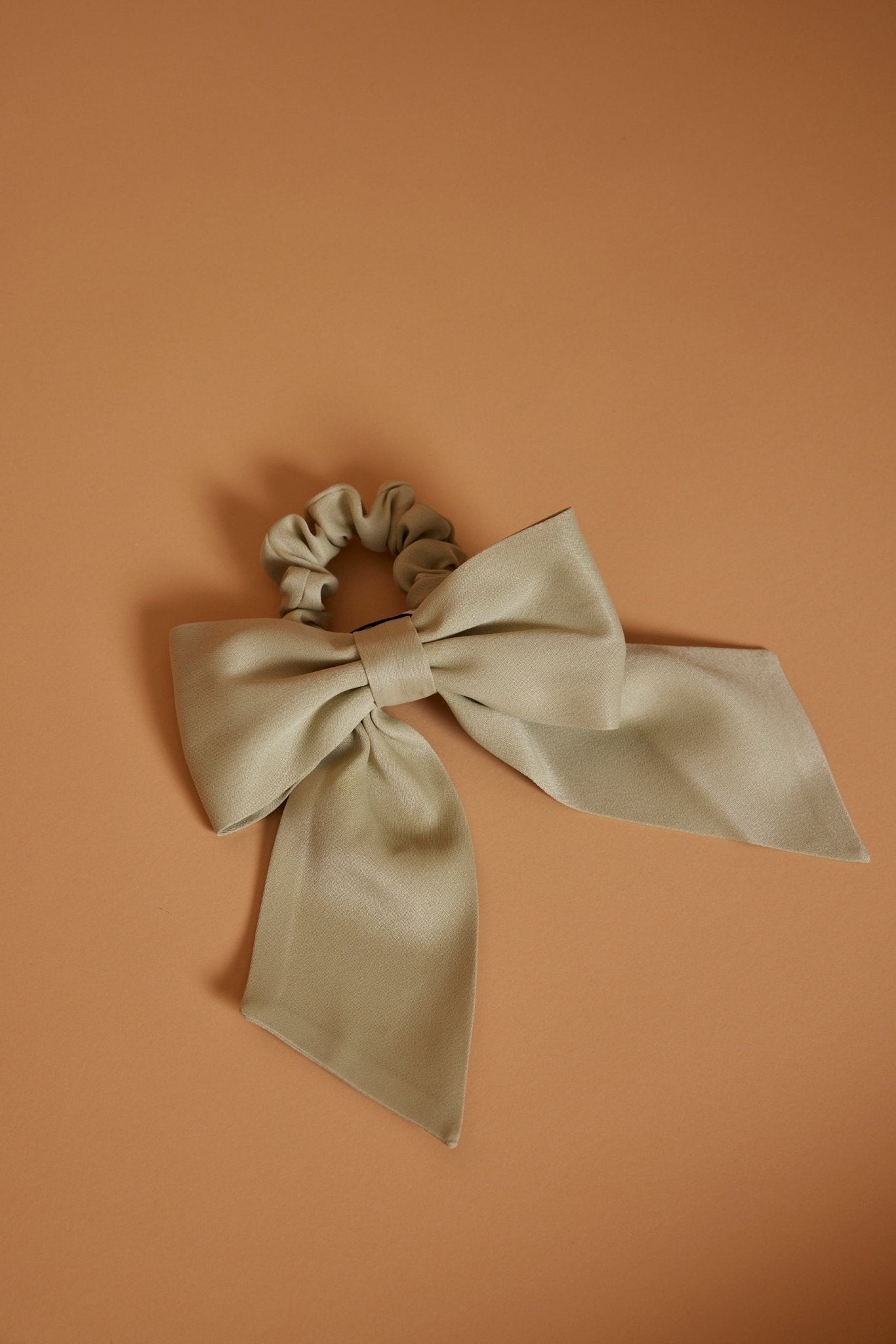 Satin Olive Green Bow - Maids to Measure