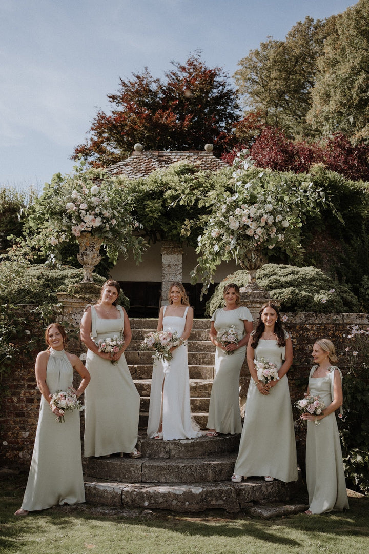 Our Tilly Sage Green Bridesmaid Dress | Maids to Measure UK Our Tilly Sage Green Bridesmaid Dress | Maids to Measure UK