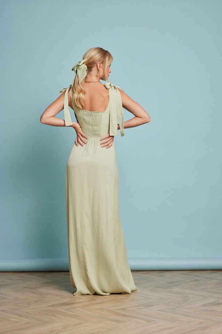 Allegra Sage Green Bridesmaid Dress
