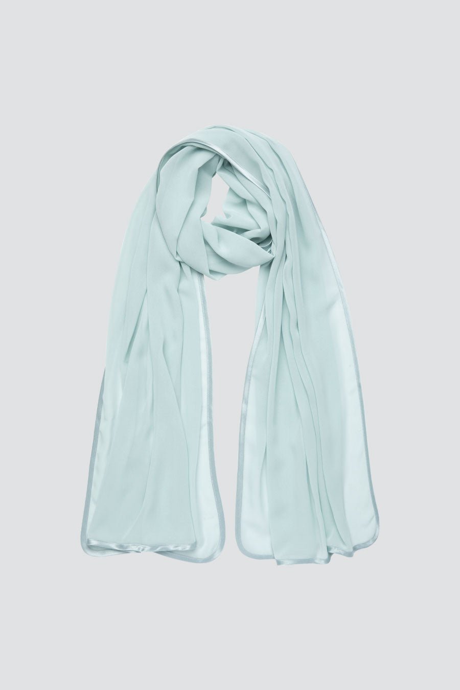 Chiffon Shawl - Misty Green - Maids to Measure