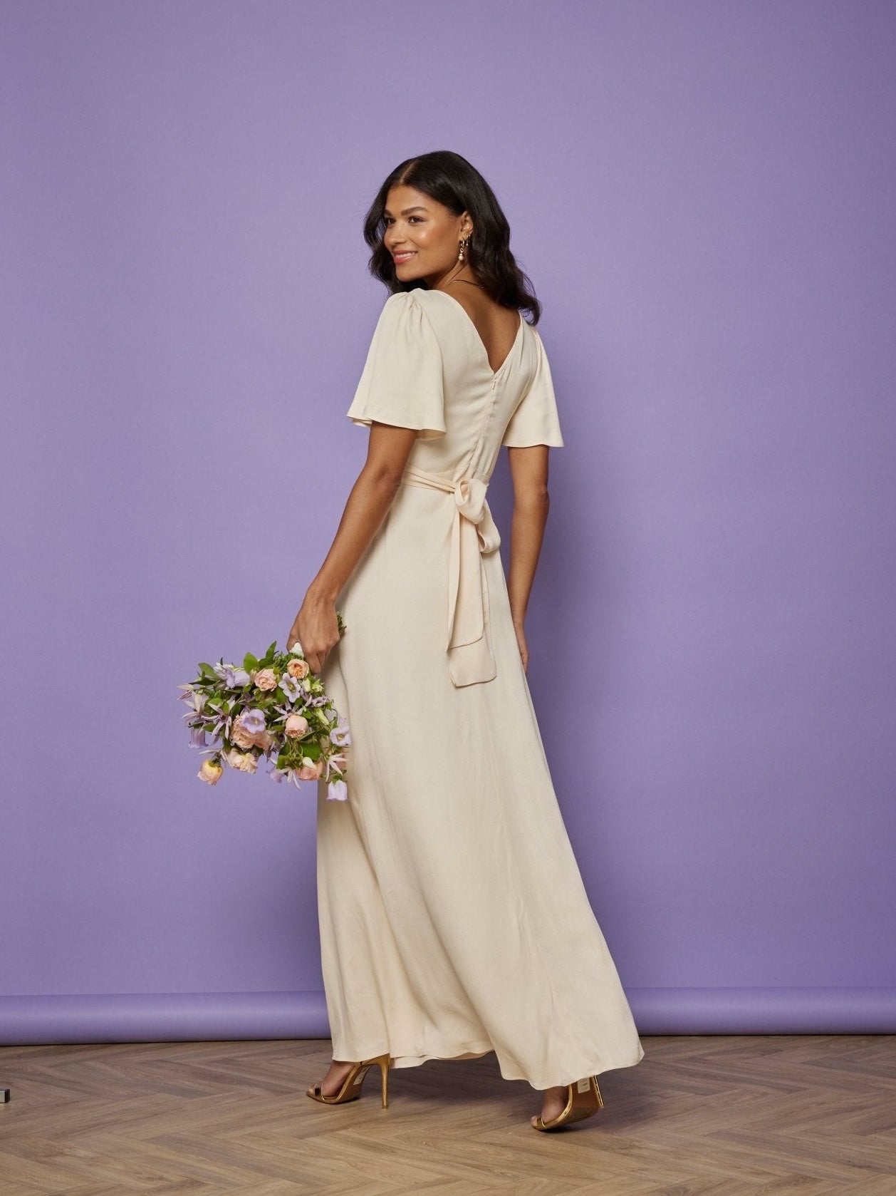 Cleo Satin Bridesmaid Dress