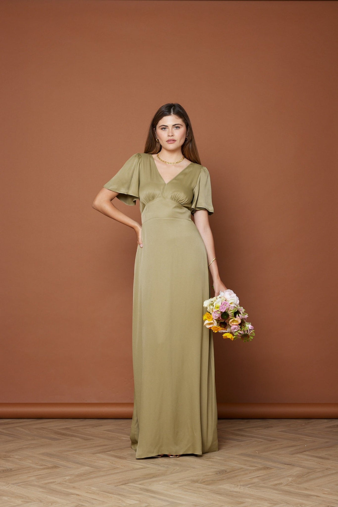 Cleo Satin Bridesmaid Dress