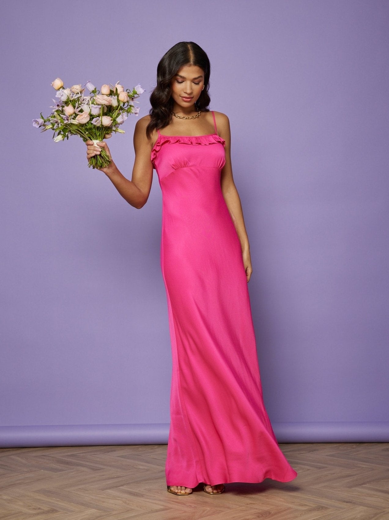 Enya Satin Slip Dress