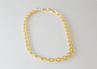 Fine Gold Plated Curb Chain Necklace - Maids to Measure